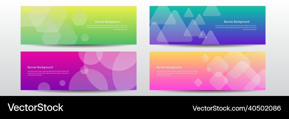 Web banner design template header for site vector image