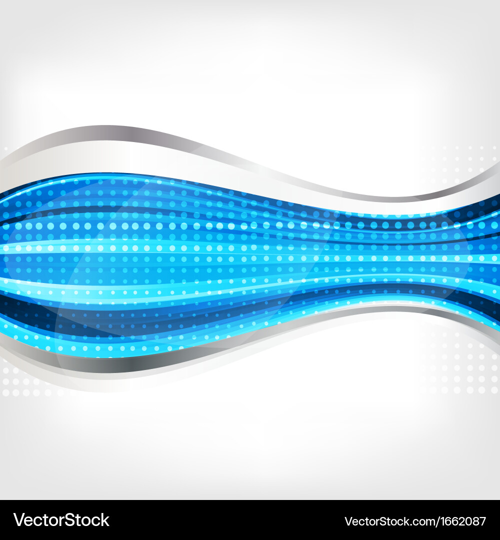 Abstract background with waves and lines Vector Image
