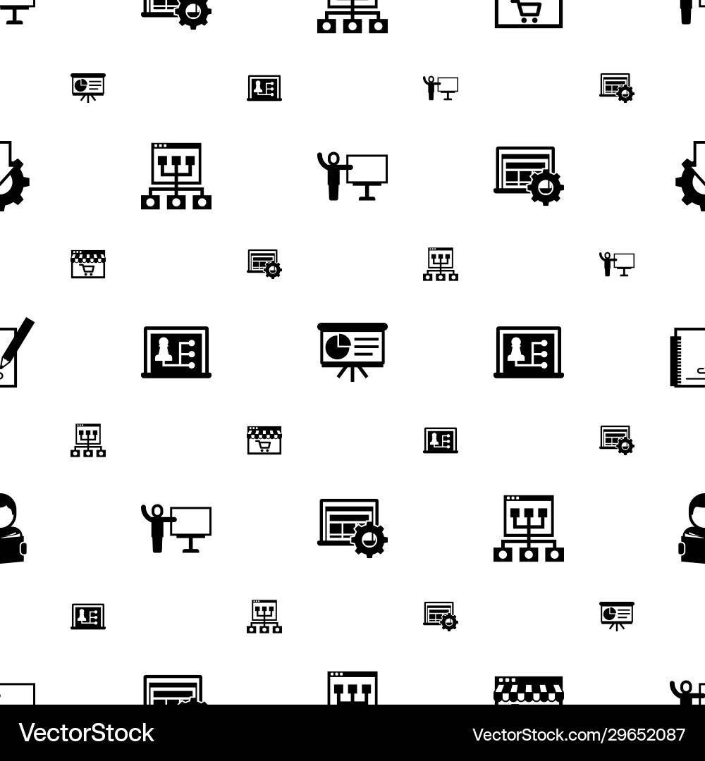 Study icons pattern seamless included editable Study icons pattern seamless included editable vector image