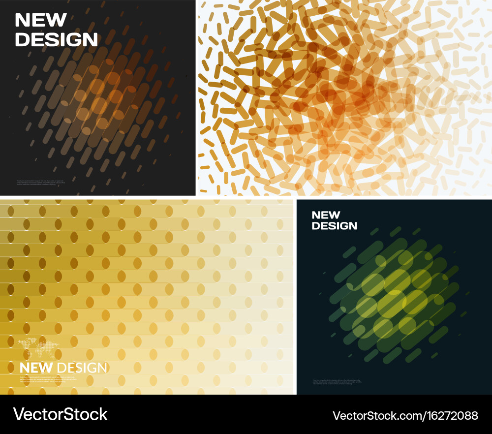 Abstract design elements for graphic layout vector image