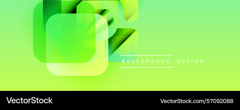 Abstract green gradient design overlapping Abstract green gradient design overlapping Vector Image