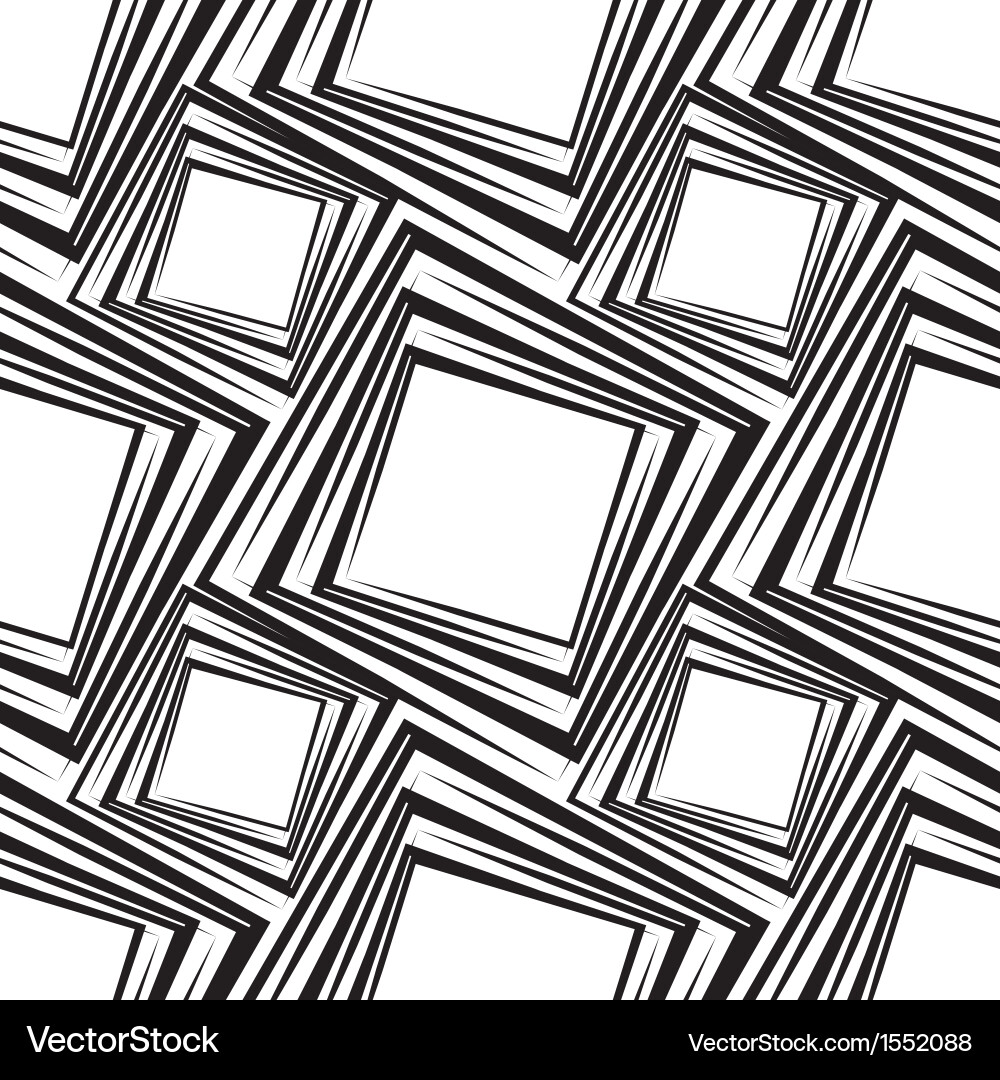 Geometric Square Pattern vector image