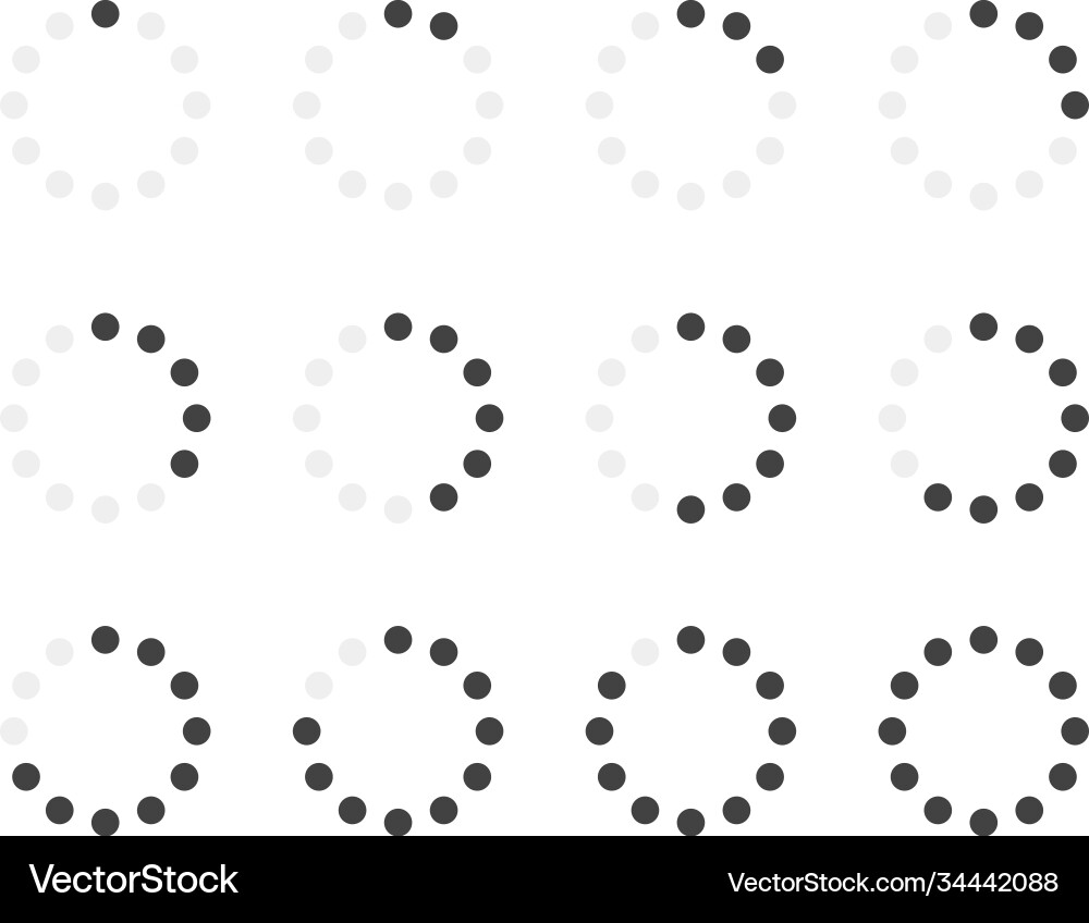Loading icon load set upload icons bar Loading icon load set upload icons bar vector image
