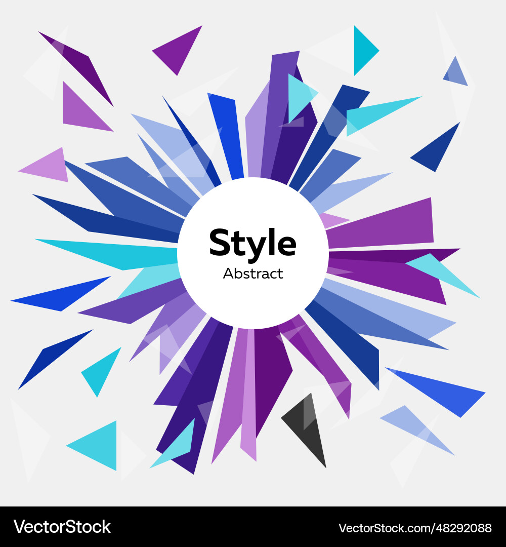 Modern abstract background template style Modern abstract background template style vector image