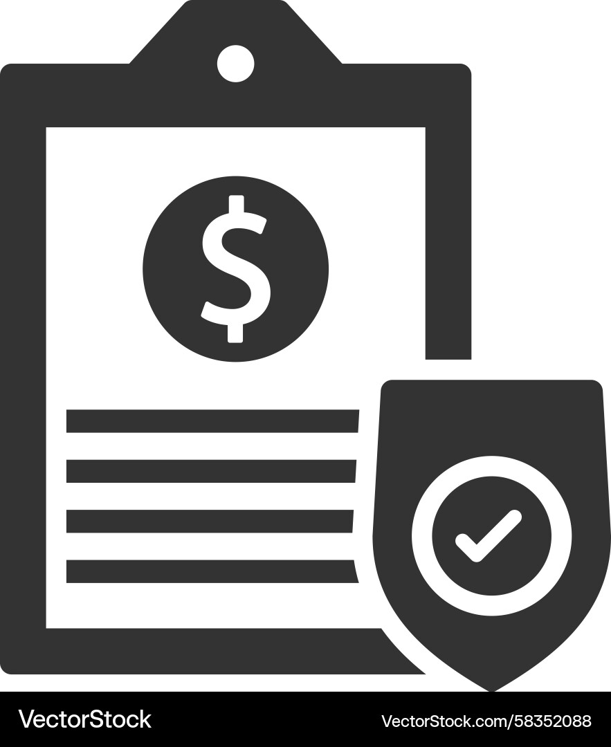 Secure Document Icon Vector Image