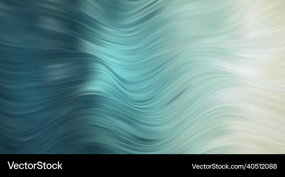 Shiny Blue Wave Background Vector Image