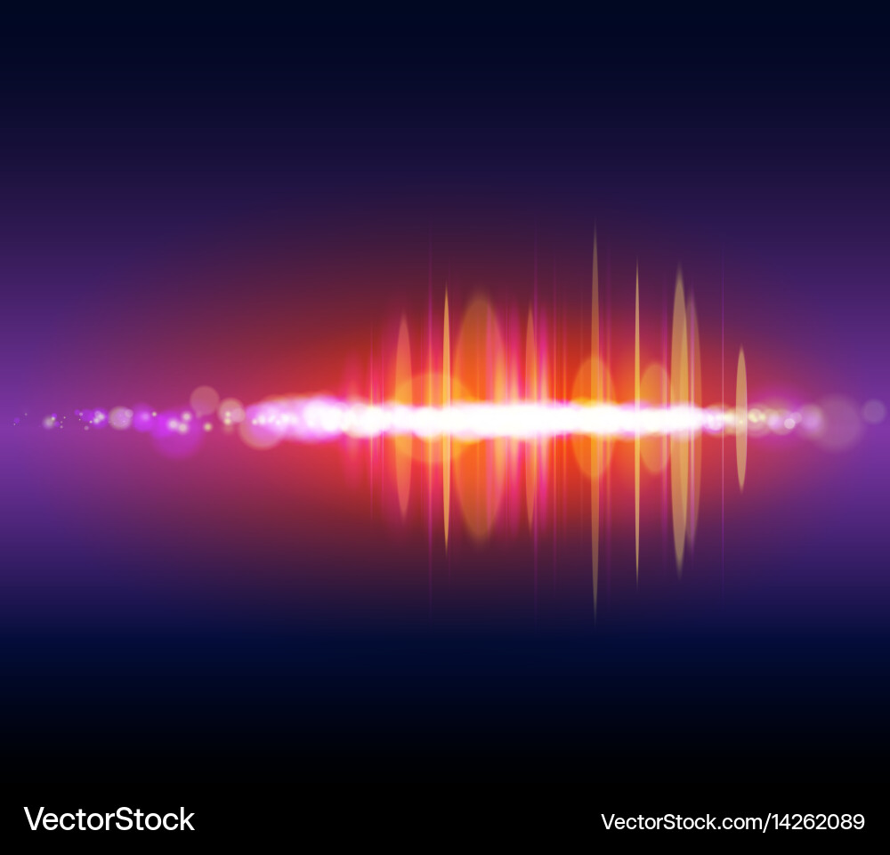 Abstract bokeh equalizer background vector image