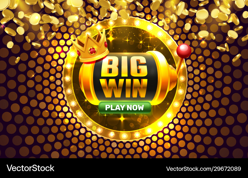 Casino Win Coins - Jetzt spielen vektorbild