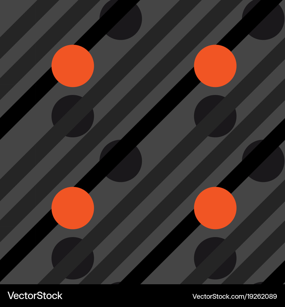 Lines and hidden circles seamless pattern vector image