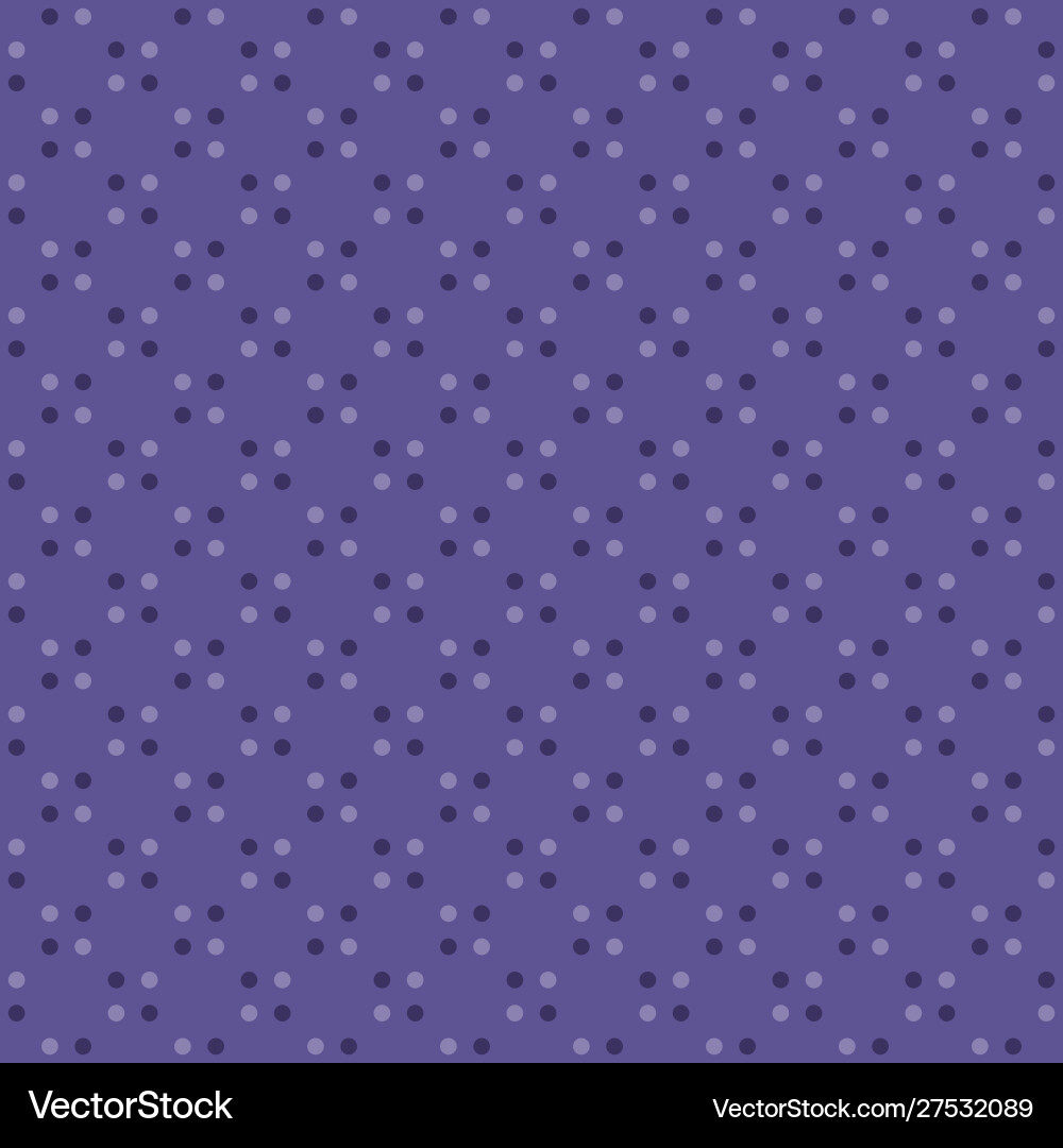 Polka Dot Fabric Swatch vector image