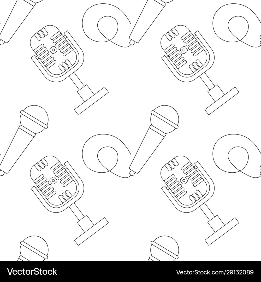 Seamless pattern continuous linear drawing Seamless pattern continuous linear drawing vector image