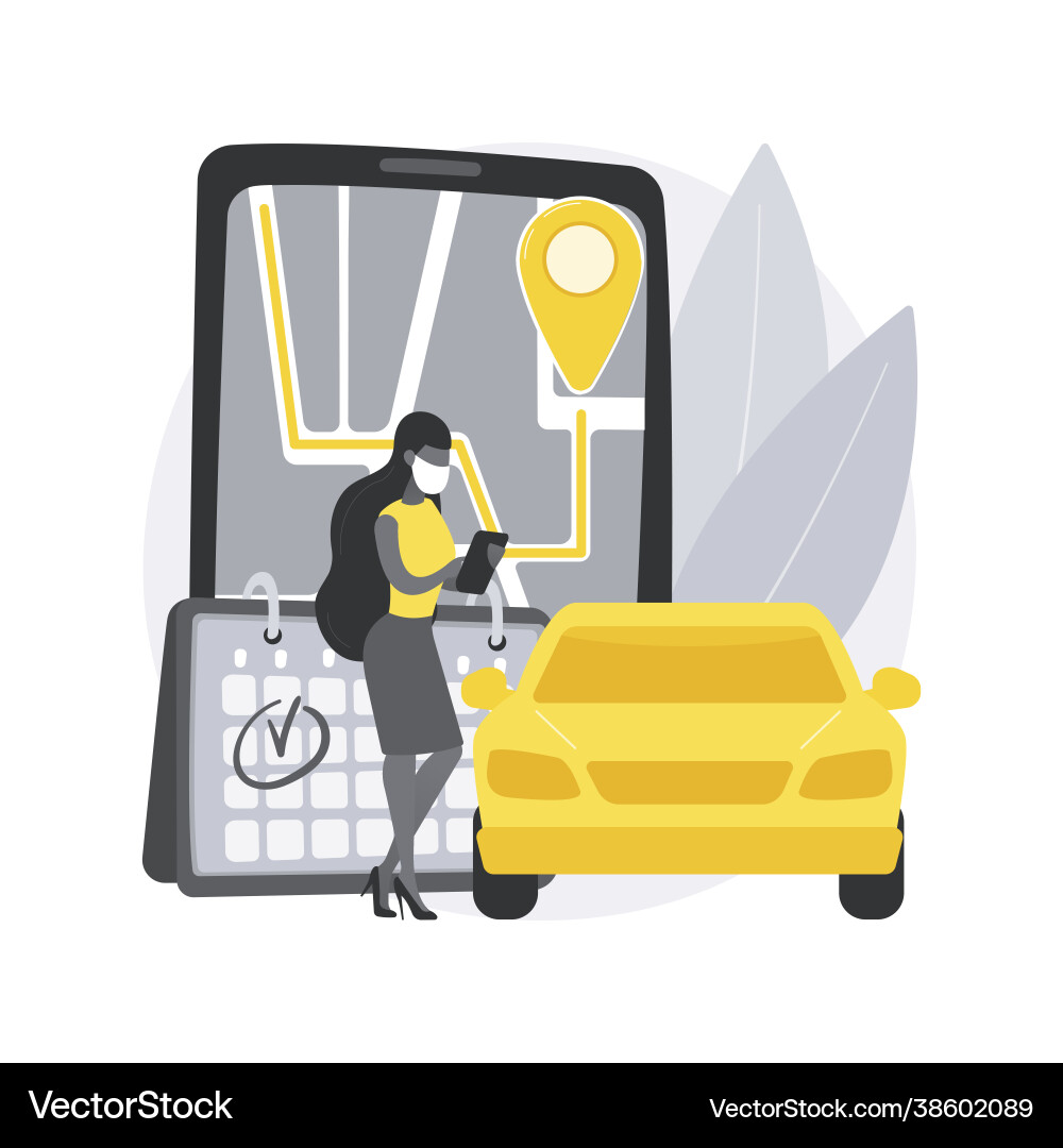 Set quick and efficient pickup service abstract Vector Image