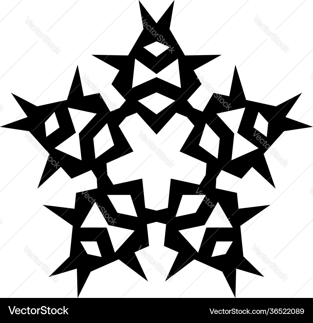 Snowflake icon Snowflake icon vector image