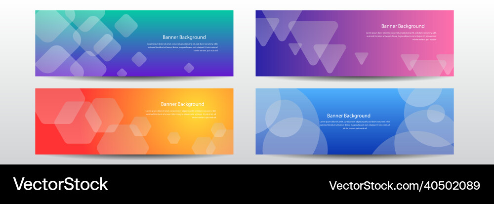 Web banner design template header for site Web banner design template header for site vector image