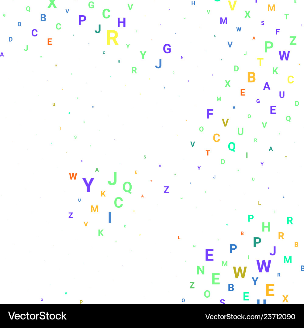 Abstract texture with letters Abstract texture with letters Vector Image