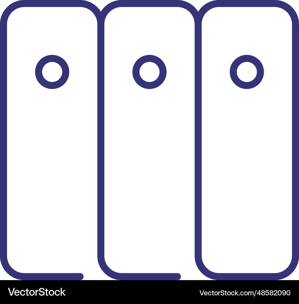 Database line icon Database line icon vector image