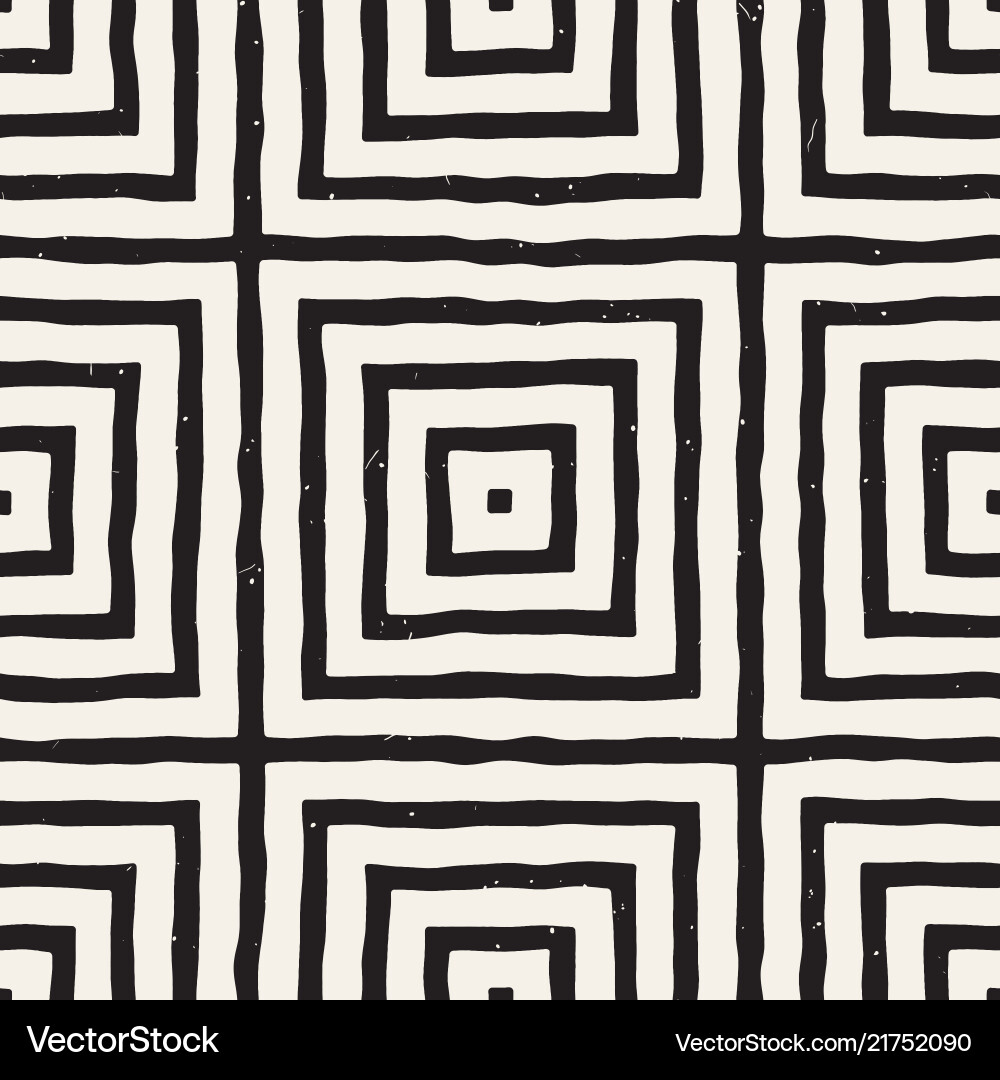 Hand drawn seamless repeating pattern with lines Hand drawn seamless repeating pattern with lines vector image
