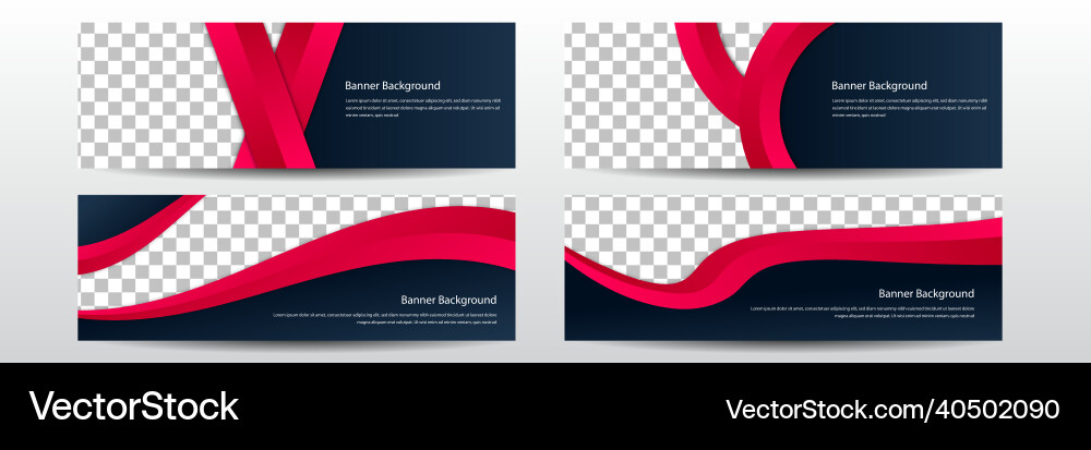 Web banner design template header for site Web banner design template header for site vector image