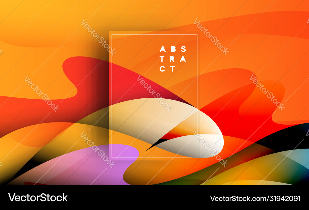 Abstract colorful pattern design and background vector image