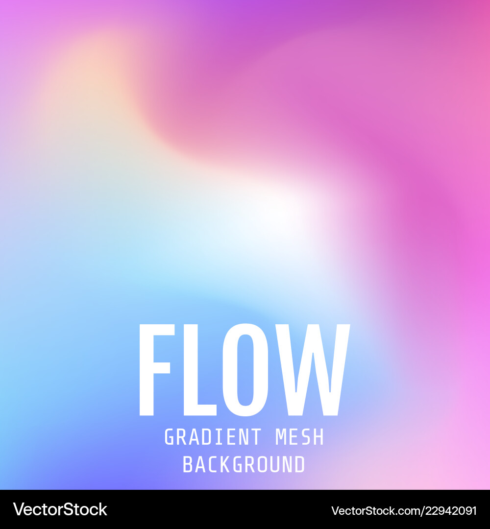 Multicolor Gradient Mesh Background vector image