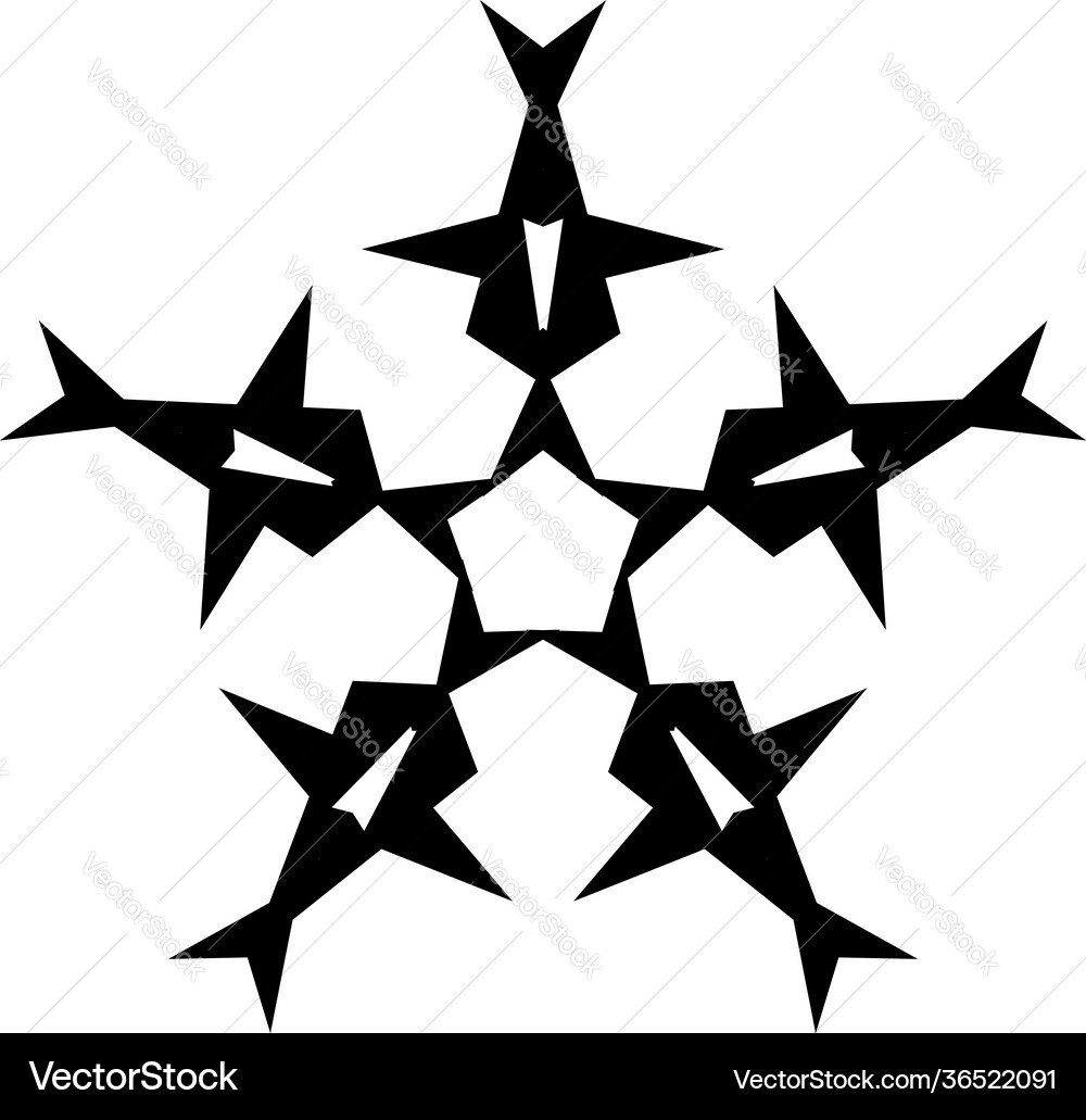 Snowflake icon Snowflake icon vector image