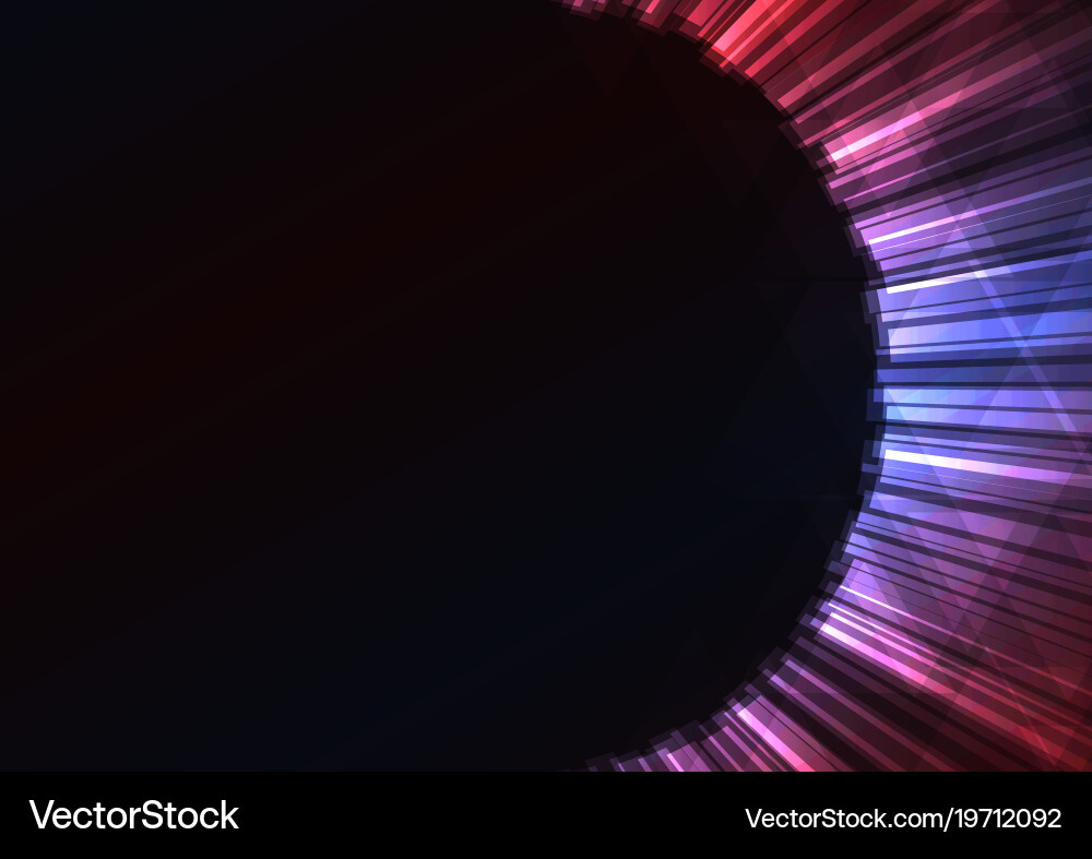 Abstract circle layer bloom bar background Vector Image