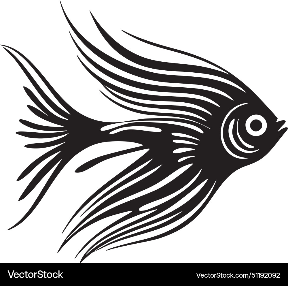 Angelfish - hochwertiges Logo ideal für T-Shirt Angelfish - hochwertiges Logo ideal für T-Shirt vektorbild