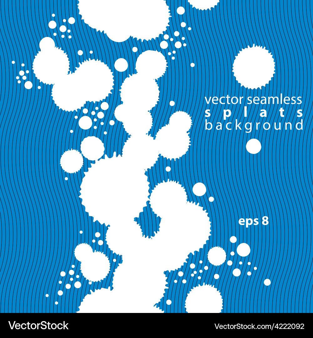 Bright splattered web design repeat pattern art vector image