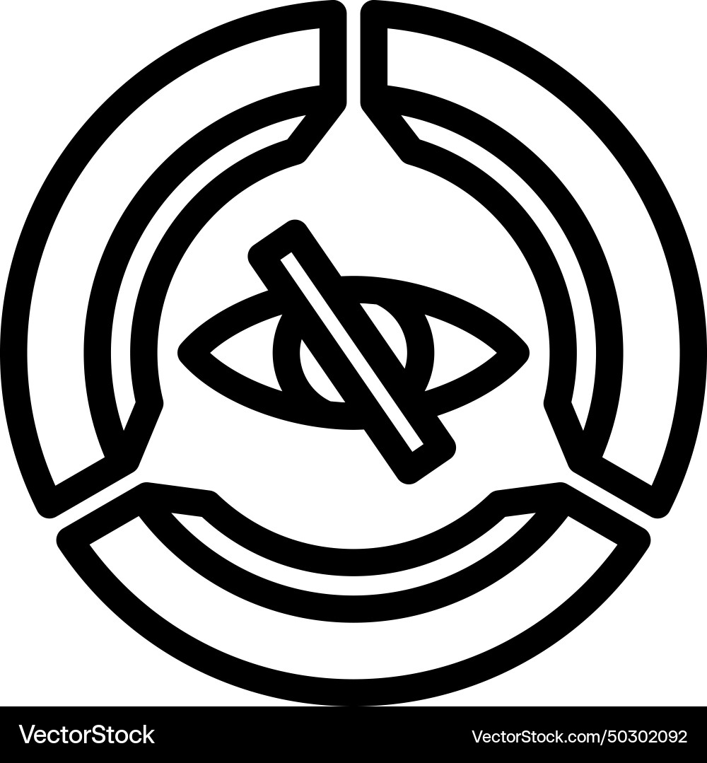 Color accessibility ux ui design line icon Color accessibility ux ui design line icon Vector Image