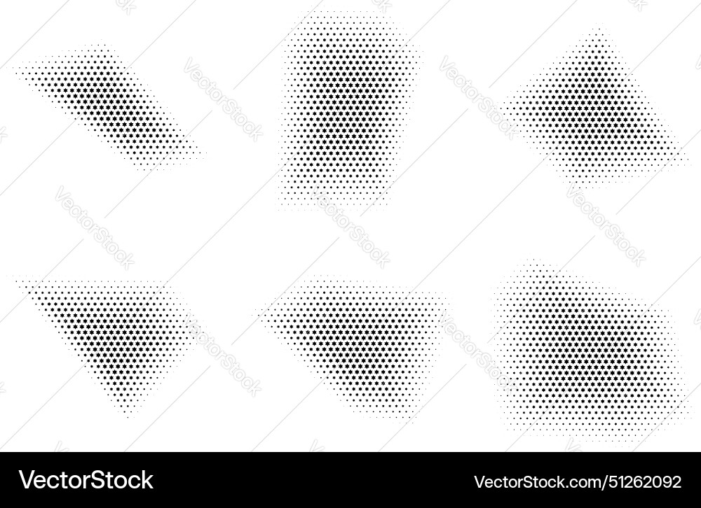 Halftone star pattern reprographic technique vector image