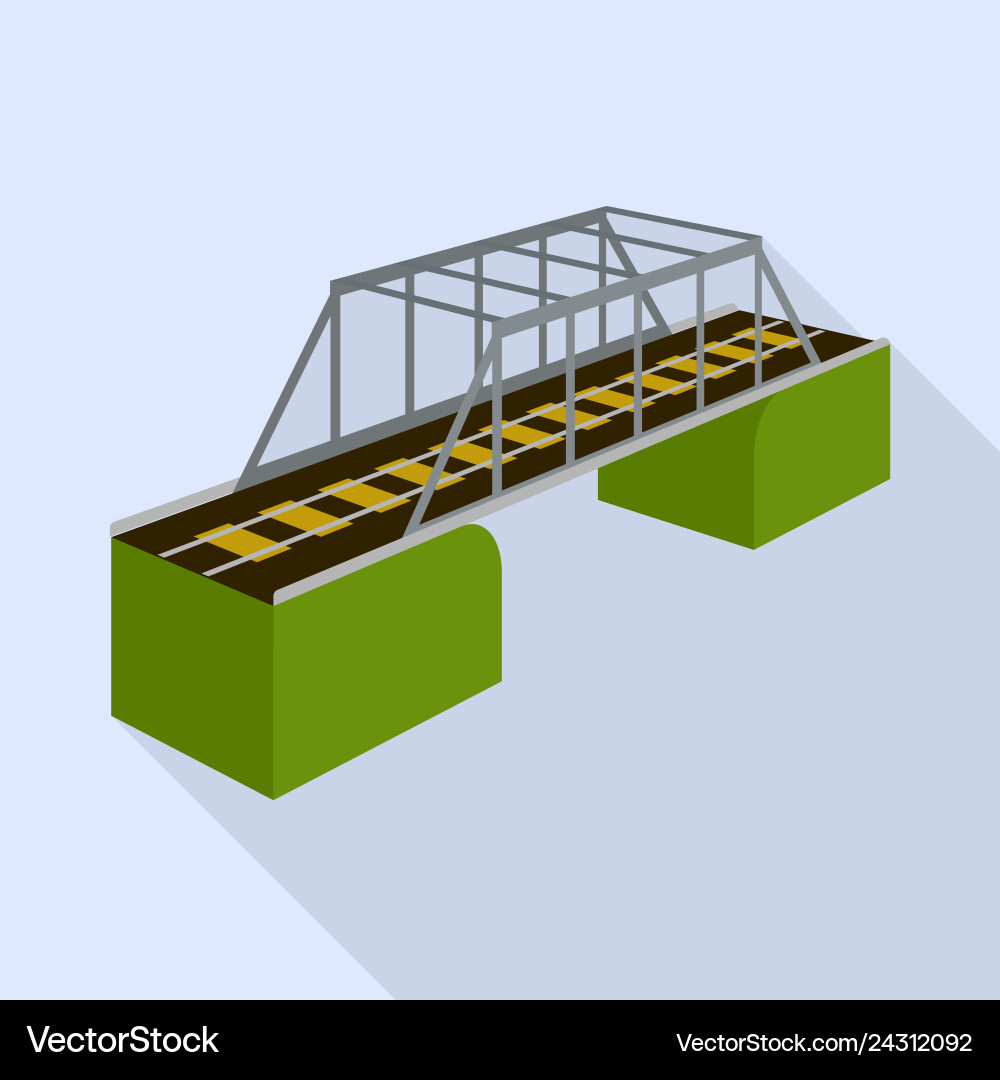 Isolated object of bridge and sea symbol set Vector Image