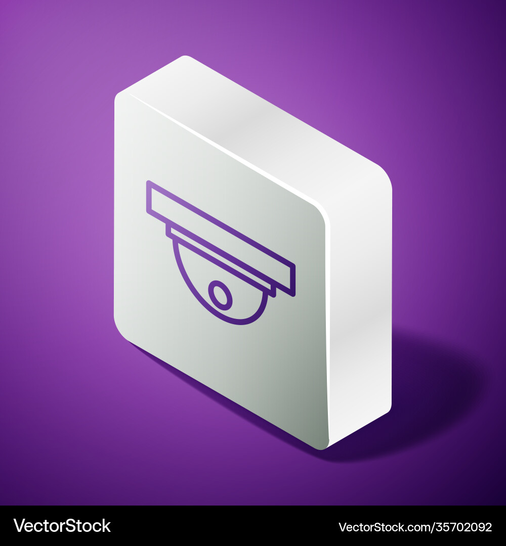 Isometric line motion sensor icon isolated Isometric line motion sensor icon isolated vector image