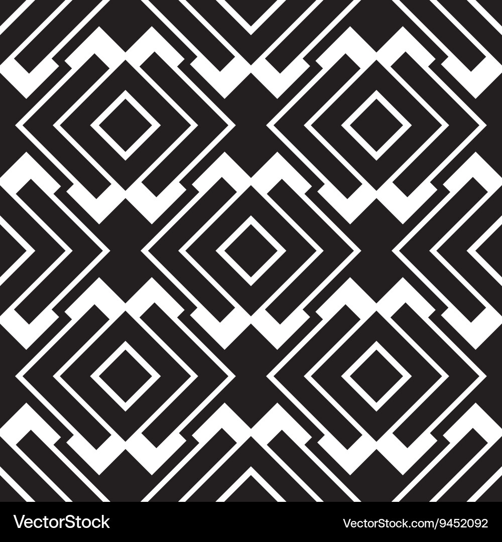 Modern Geometric Square Pattern Vector Image