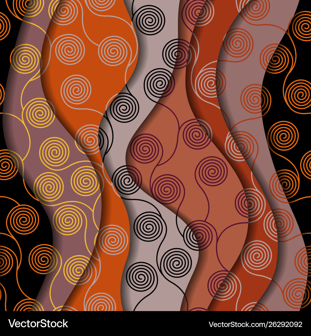 Paper cut shapes design seamless pattern Paper cut shapes design seamless pattern vector image
