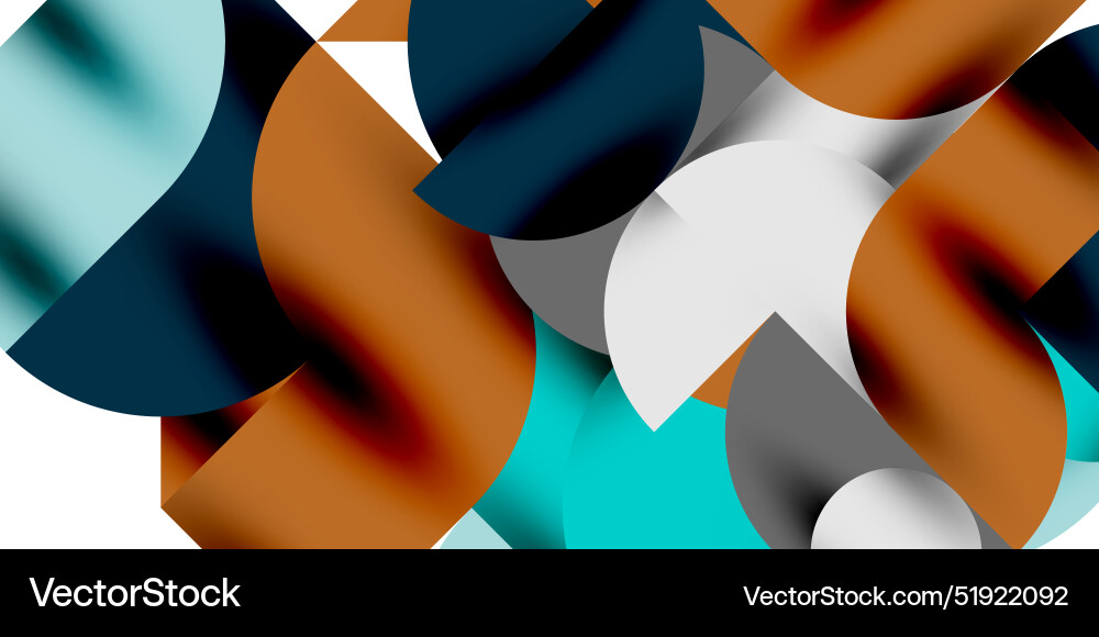 Shadow effect shiny circles and round triangles Shadow effect shiny circles and round triangles Vector Image