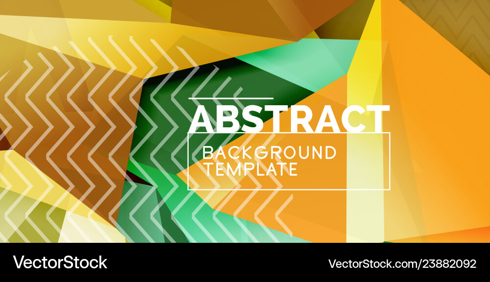 Triangular low poly background design Triangular low poly background design vector image