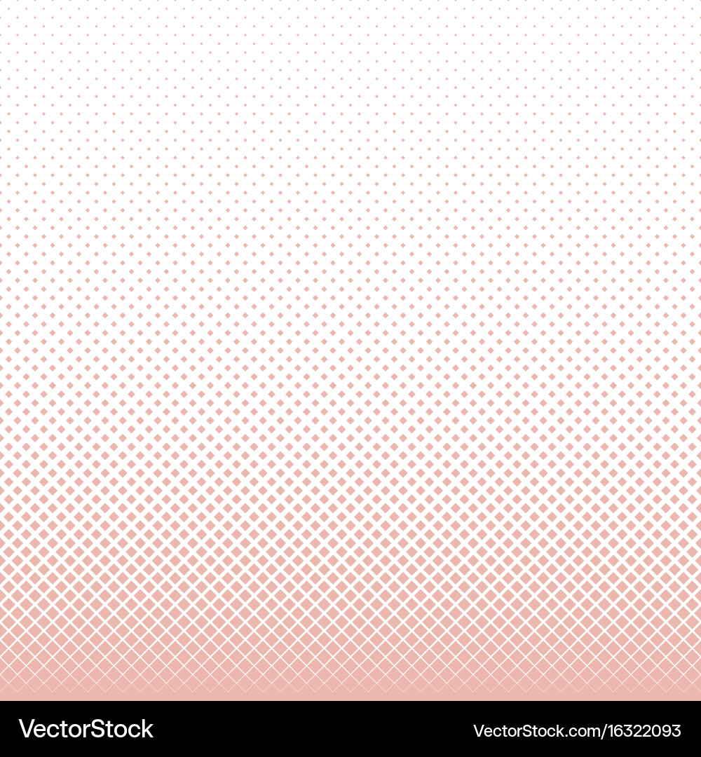 Geometrical halftone square pattern background vector image