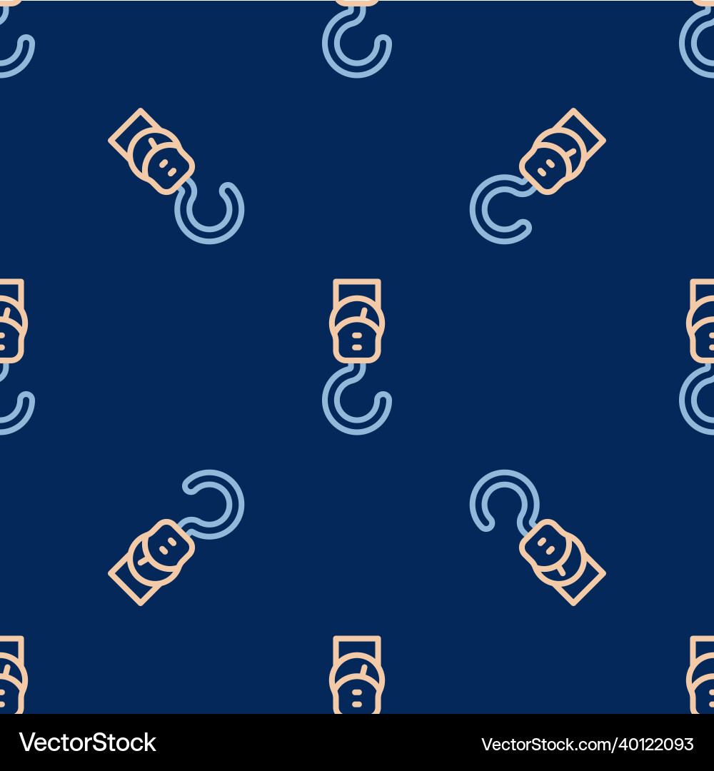 Line spring scale icon isolated seamless pattern Line spring scale icon isolated seamless pattern vector image