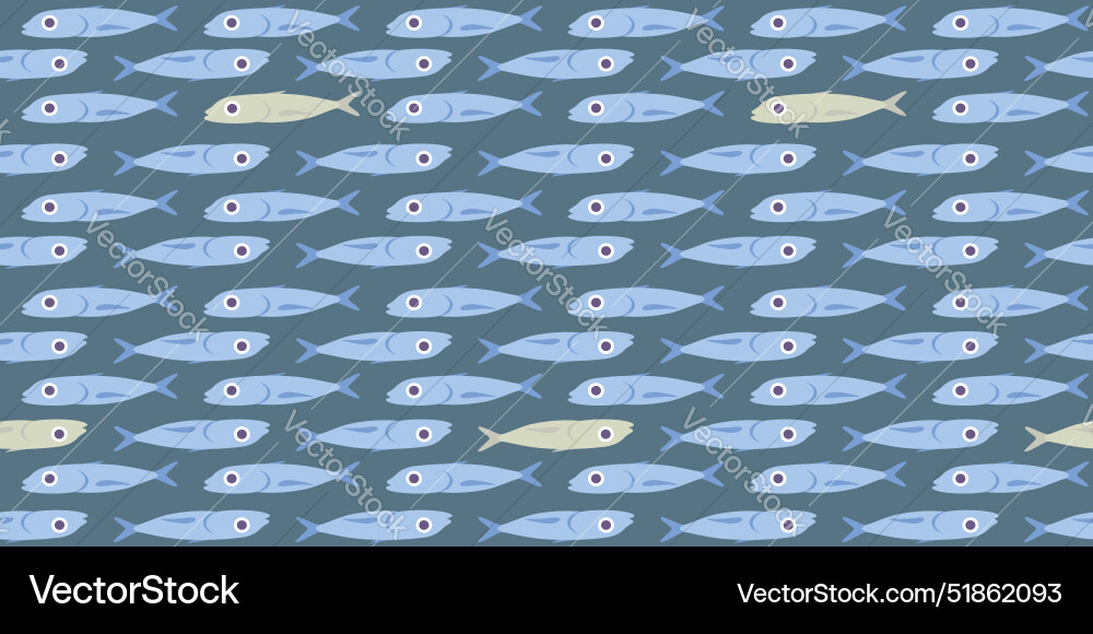 Seamless repeating pattern with a group vector image