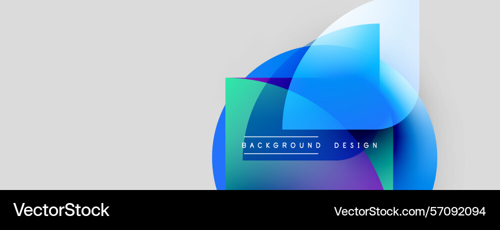 Abstract geometric shapes overlap creating Abstract geometric shapes overlap creating Vector Image