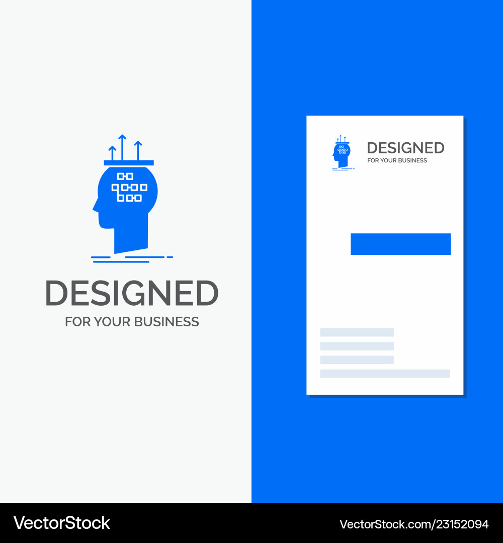 Business logo for algorithm brain conclusion Business logo for algorithm brain conclusion vector image