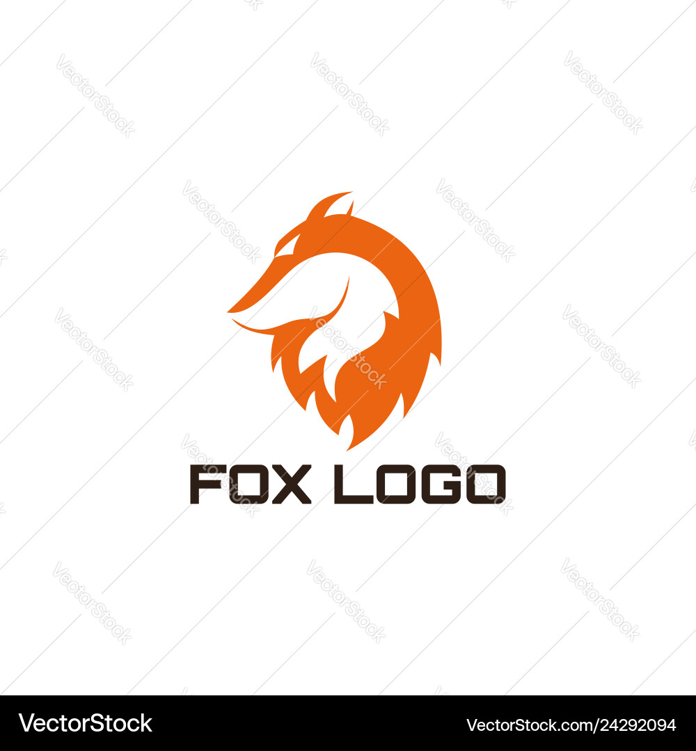Fox Logo - Modern & Cute Vector Image