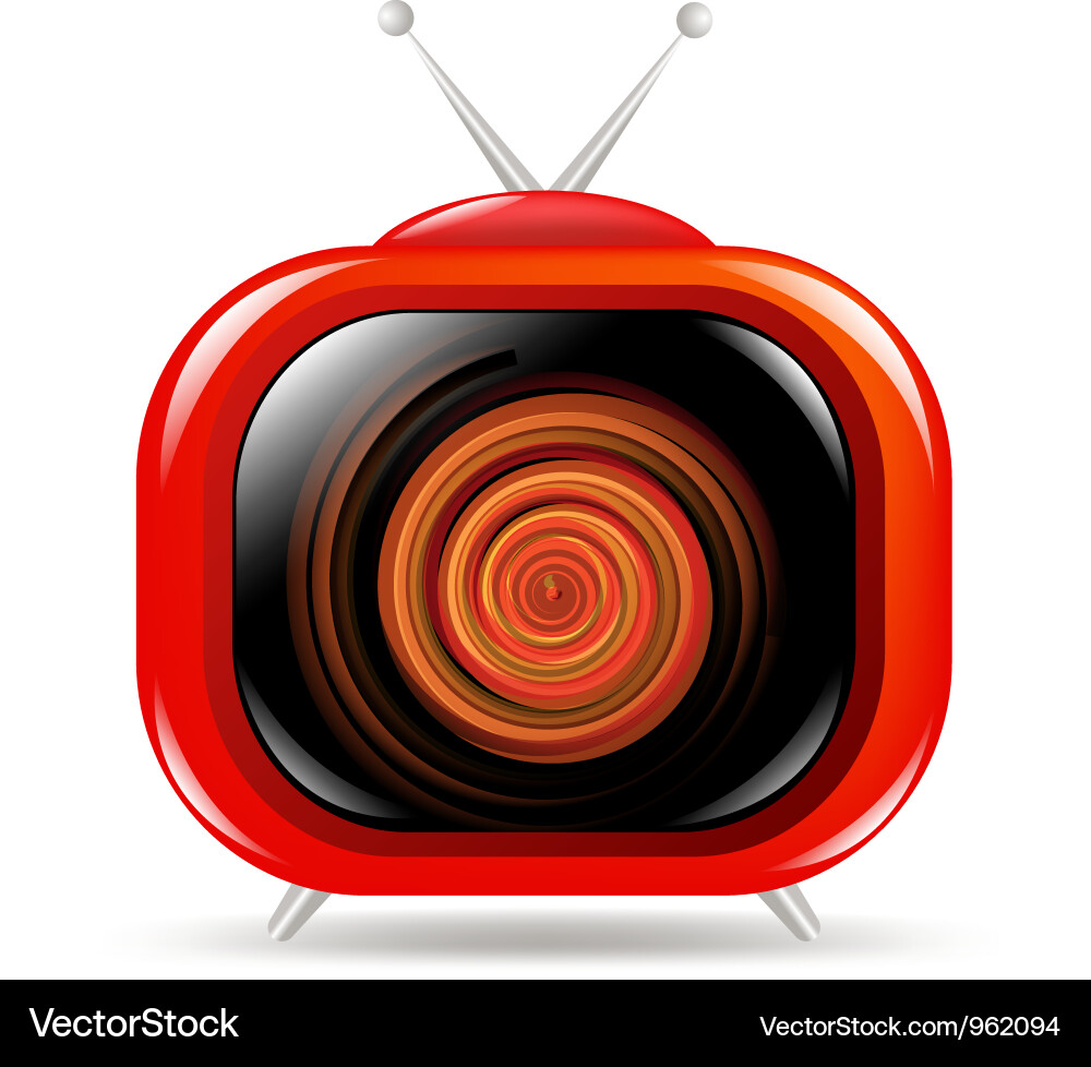 Retro tv Vector Image
