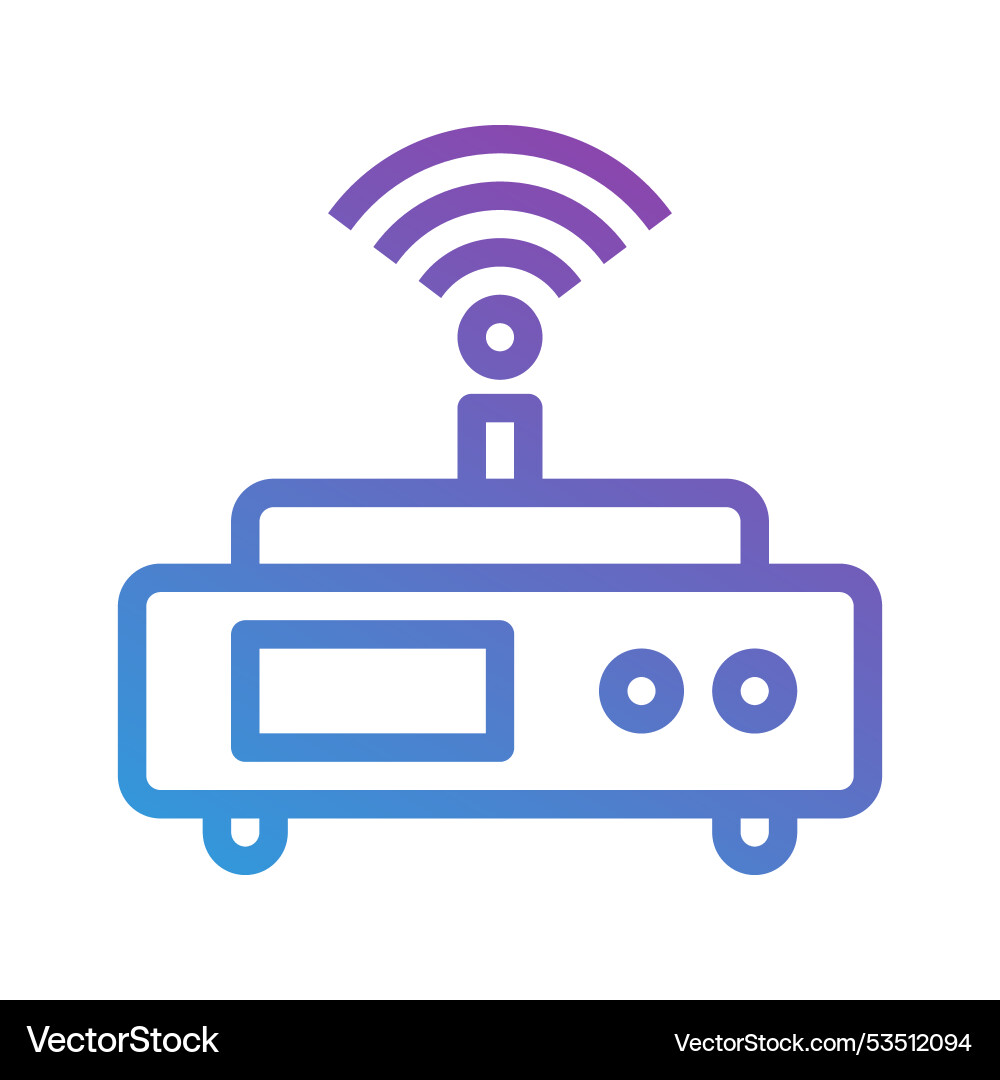 Router gradient icons can be used for networks Router gradient icons can be used for networks Vector Image