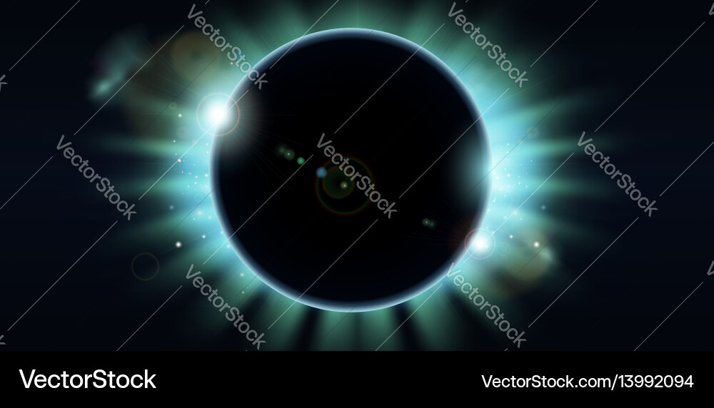 Total eclipse Total eclipse vector image