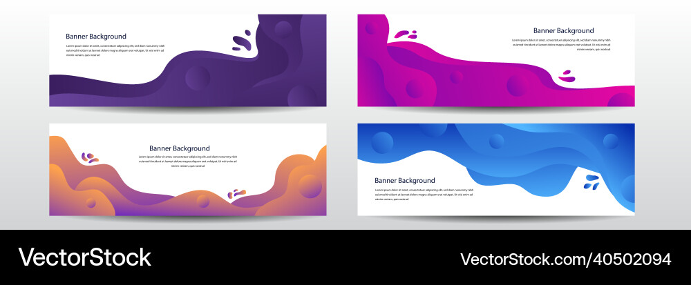 Web banner design template header for site Web banner design template header for site vector image