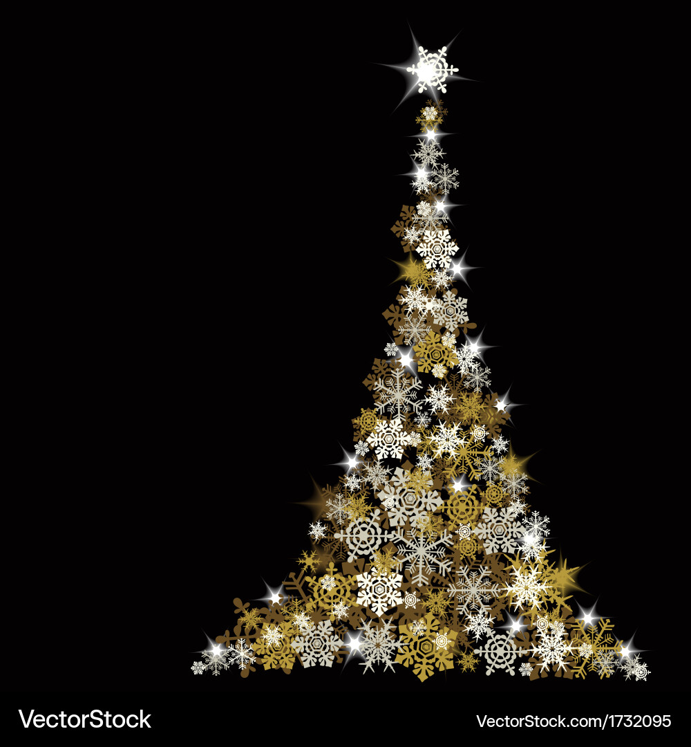 Abstract christmas tree Royalty Free Vector Image