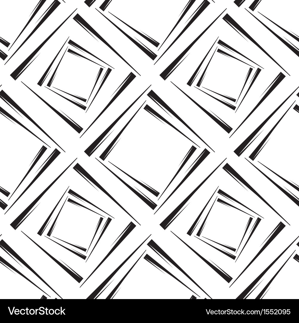 Seamless pattern with squares vector image