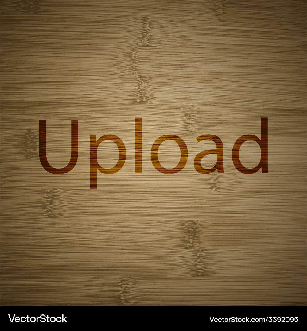Upload icon symbol flat modern web design Vector Image