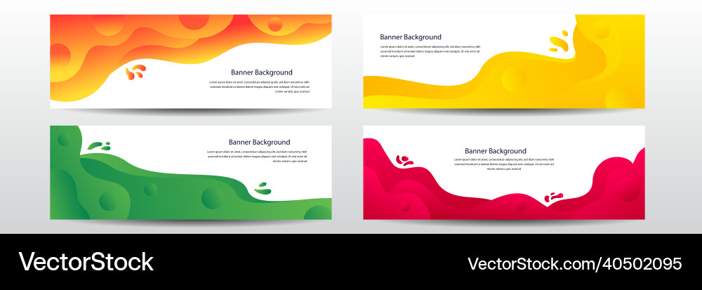 Web banner design template header for site Web banner design template header for site vector image